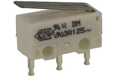 Mikroprzełącznik; DH051P; dźwignia; 14mm; 1NO+1NC wspólny pin; szybkie; przewlekany (THT); 1A; 250V; Highly; RoHS