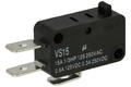 Microswitch; VS15N00-1C; without lever; 1NO+1NC common pin; snap action; conectors 6,3mm; 15A; 250V; Highly; RoHS