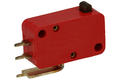 Microswitch; VS15N00 czerwony; without lever; 1NO+1NC common pin; snap action; trough hole; 6A; 250V