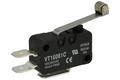 Microswitch; VT1606-1C; lever with roller; 25mm; 1NO+1NC common pin; snap action; conectors 6,3mm; 16A; 250V; Highly; RoHS