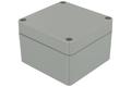 Enclosure; multipurpose; G366-IP67; ABS; 82mm; 80mm; 55mm; IP67; dark gray; wiith cast gasket; with brass bushing; Gainta; RoHS