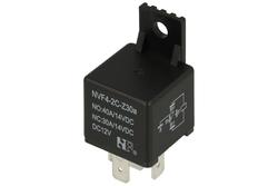 Relay; electromagnetic automotive; NVF4-2C; 12V; DC; SPDT; 30A; 12V DC; with connectors; for socket; with mounting bracket; Forward Relays; RoHS