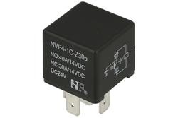 Relay; electromagnetic automotive; NVF4-1C-Z30a-24; 24V; DC; SPDT; 30A; 24V DC; with connectors; for socket; without mounting bracket; Forward Relays; RoHS