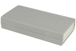Enclosure; for instruments; G421; ABS; 190mm; 100mm; 40mm; IP54; dark gray; light gray ABS ends; Gainta; RoHS
