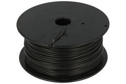 Wire; equipment; LiYv; 1 core; stranded; Cu; 0,25mm2; black; PVC; -30...+80°C; 900V; 100m spool; Helukabel; RoHS; 1,3mm; 1x0,25mm2