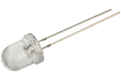 Dioda LED; S800TW4G-U; 8mm; biały; 10000mcd; 40°; przezroczysta; 3,6V; 50mA; przewlekany (THT); Yetda
