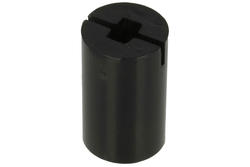 Cap; TSC-4; black; round; 7,3mm; 12,7mm; 2x3mm; RoHS