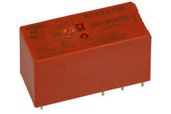 Przekaźnik; elektromagnetyczny miniaturowy; RT424730; 230V; AC; 2 styki przełączne; 8A; 250V AC; 8A; 30V DC; do druku (PCB); do gniazda; TE Conectivity; RoHS; 172,5VA