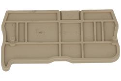 End cover; for DIN rail terminal blocks; DP1.5C; grey; Dinkle; RoHS