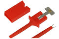 Test clip; TC-50-R; pincer type; 3mm; red; 50mm; solder; Koko-Go; RoHS