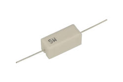 Resistor; cermet; R5W5%22R; 5W; 22ohm; 5%; 9,5x9,5x22mm; through-hole (THT); 20mm axial; RoHS