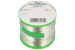 Soldering wire; 0,56mm; reel 0,5kg; Sn99,3Cu0,7/0,56/0,50; lead-free; Sn99,3Cu0,7; Cynel; wire; 1.1.3/3/3.0%; solder tin