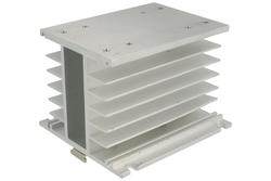 Heatsink; H-110; for 3-phase SSR; with holes; with TS15 DIN rail handle; plain; 1,4K/W; 110mm; 100mm; 80mm; TriHero