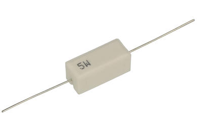 Resistor; cermet; R5W5%0R18; 5W; 0,18ohm; 5%; 9,5x9,5x22mm; through-hole (THT); 30mm axial; RoHS