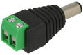 Plug; 2,5mm; DC power; 5,5mm; A-DCP-2,5/5,5; straight; for cable; screw; plastic; RoHS