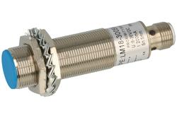Sensor; inductive; LM18-3005PBT; PNP; NC; 5mm; 6÷36V; DC; 200mA; cylindrical metal; fi 18mm; 70mm; flush type; M12-4p connector; YUMO; RoHS