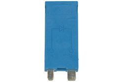 Module; protective; 99.01.3.000.00; 6÷220V; DC; N polarization; for socket; blue; Finder; RoHS