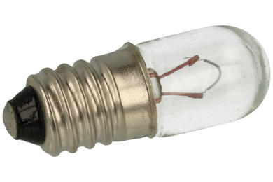 Bulb; L-3511; E10; tubular; white; 300mA; 7V; DC; 2W; 10x28mm; RoHS