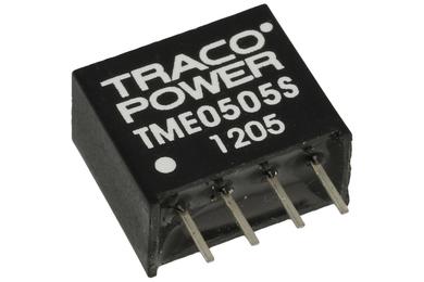 Power Inverter; TME-0505S; DC/DC converter; 5V (4,5÷5,5)V; DC; 5V; DC; 200mA; 1W; insulated; 1kV; SIL4; through hole (THT); Traco Power; RoHS