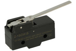Microswitch; Z-15GW-B; lever; 63mm; 1NO+1NC common pin; snap action; screw; 15A; 250V; Howo