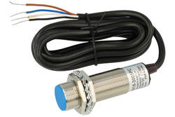 Sensor; capacitive; CM18-3005PC; PNP; NO/NC; 5mm; 6÷36V; DC; 300mA; cylindrical metal; fi 18mm; 60mm; flush type; with 1,5m cable; IP67; π pi-El; RoHS