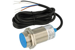 Sensor; capacitive; CM30-3010PC; PNP; NO/NC; 10mm; 6÷36V; DC; 300mA; cylindrical metal; fi 30mm; 60mm; flush type; with 1,5m cable; IP67; π pi-El; RoHS
