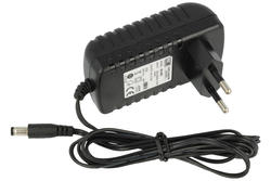 Power Supply; plug; EB1809; 9V DC; 2A; 18W; straight 2,1/5,5mm; 90÷264V AC; MW Power