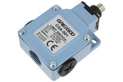 Limit switch; CSA-001; pin plunger; 35mm; 1NO+1NC; snap action; screw; 6A; 250V; IP65; Greegoo; RoHS