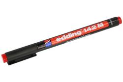 Marker; water resistant; 142M; 1mm; red; Edding