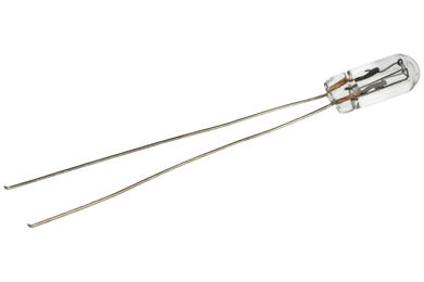 Bulb; ZD-T1-1/4-9343; wire; tubular; white; (warm) 2700K; 20mA; 12V; DC; 0,24W; 4x12mm; Goobay; RoHS