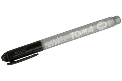 Marker; oil; E/1,5mm-441; 1,5mm; silver; Toma