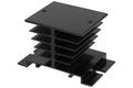 Heatsink; DY-K1; for 1 phase SSR; with holes; blackened; 50mm; 80mm; 50mm