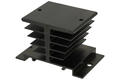 Heatsink; DY-KG/4; for 1 phase SSR; with holes; blackened; 2,2K/W; 50mm; 80mm; 50mm