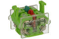 Styk pomocniczy; 1NO1NC/S; 10A; 500V AC; zielony; plastik; rozwierny; zwierny; wolno-przełączający; panelowe LAS0-A1Y 22mm; Onpow; RoHS