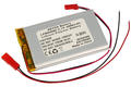Rechargeable battery; Li-Po; 805080; 3,7V; 4000mAh; 8x50x80mm; PCM protection; connector + socket 2,54*2pins; AKYGA; RoHS