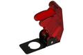 Safety guard; T-CAP-R; red; plastic; T series toggle; KN3 series toggle