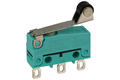 Microswitch; ABS1416509J; lever with roller; 14mm; 1NO+1NC common pin; snap action; trough hole; 2A; 250V; RoHS