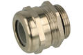 Cable gland; 19000005090; nickel-plated brass; IP68; natural; M25; 9÷16mm; with metric thread; for round cable; Harting; RoHS
