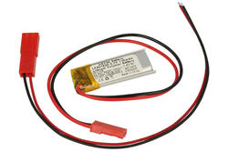 Rechargeable battery; Li-Po; 401230; 3,7V; 110mAh; 4x12x30mm; PCM protection; connector + socket 2,54*2pins; AKYGA