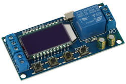 Extension module; relay timer; A-T-0,1-999; 6÷30V; 10A; 250V; 30V; 0.1sec÷9999min; mikroUSB; screw
