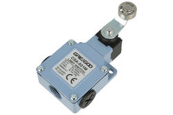 Limit switch; CSA-021M; lever with roller; 35mm; 1NO+1NC; snap action; screw; 6A; 250V; IP65; Greegoo; RoHS