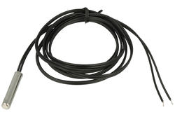 Sensor; temperature; A-TS-NTC110; resistive; cylindrical metal; thermistor; with 1m cable; fi 5x25mm; 10kOhm