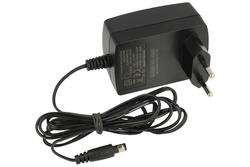 Power Supply; plug; ZSI12V2A; 12V DC; 2A; straight 2,1/5,5mm; black