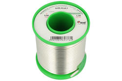 Soldering wire; 3,0mm; reel 1kg; Sn99,3Cu0,7/3,00/1,00/bt; lead-free; Sn99,3Cu0,7; Cynel; wire; flux free; solder tin