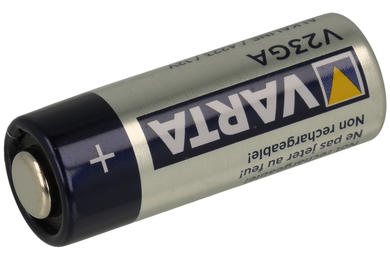 Battery; alkaline; LR23A; V23GA MF; 12V; 50mAh; fi 10,3x28,5mm; VARTA; LR23