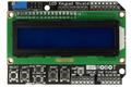 Extension module; LCD display; HD44780; 5V; blue; white; with buttons; 2x16