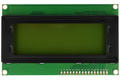 Extension module; LCD display; HD44780; 5V; yellow; black; 4x20