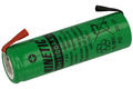 Rechargeable battery; Ni-Mh; MH1800AA1L R06; 1,2V; 1800mAh; fi 14,4x50mm; for soldering; 2 pins; Kinetic; R6 AA