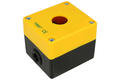 Control box; LAY5-JBOX1; yellow-black; plastic; IP40; single; 80x72x65mm; 22mm panel mount; Yumo; RoHS