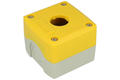 Control box; GB5K01; yellow-grey; plastic; single; 68x68x52mm; 22mm panel mount; Greegoo; RoHS